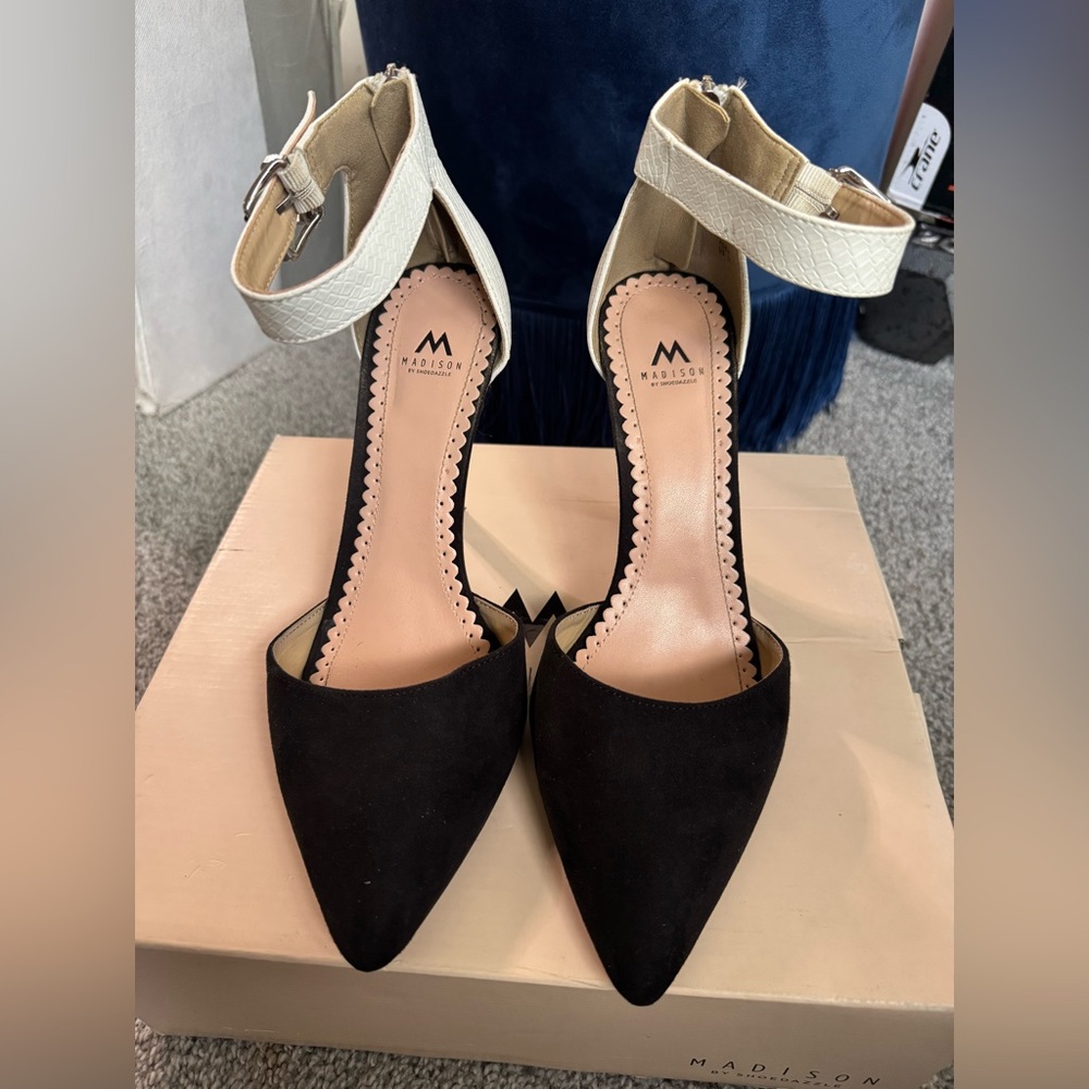 Black and White Heel